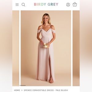 Birdy Grey - Spence bridesmaid dress in Pale Blush